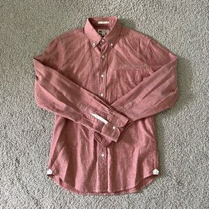 J.Crew Thomas Mason Red Chambray